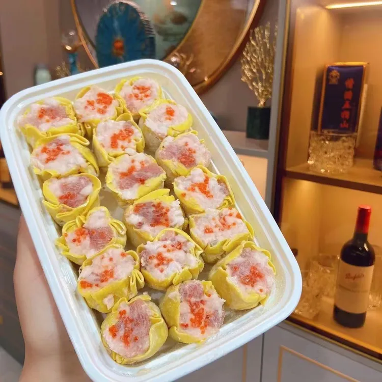 纯手工烧卖速冻早餐懒人速食半成品冷冻包子广式早茶点心干蒸烧麦