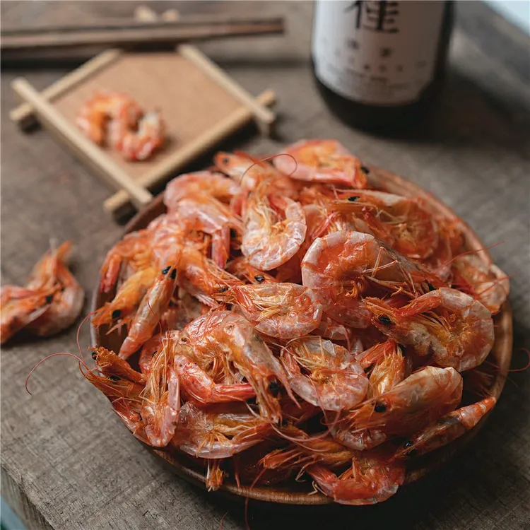 海石兄弟脆皮虾烤虾白虾干电烤工艺海虾干开袋即食海鲜零食带壳吃