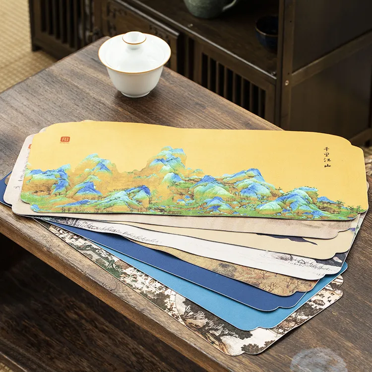 茶巾茶杯茶垫布高档桌布养壶吸水茶巾垫纯棉抹布茶具轻奢盖布茶布