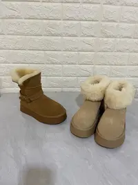 1187-6厚底雪地靴新款冬季加厚保暖防滑增高时尚棉鞋
