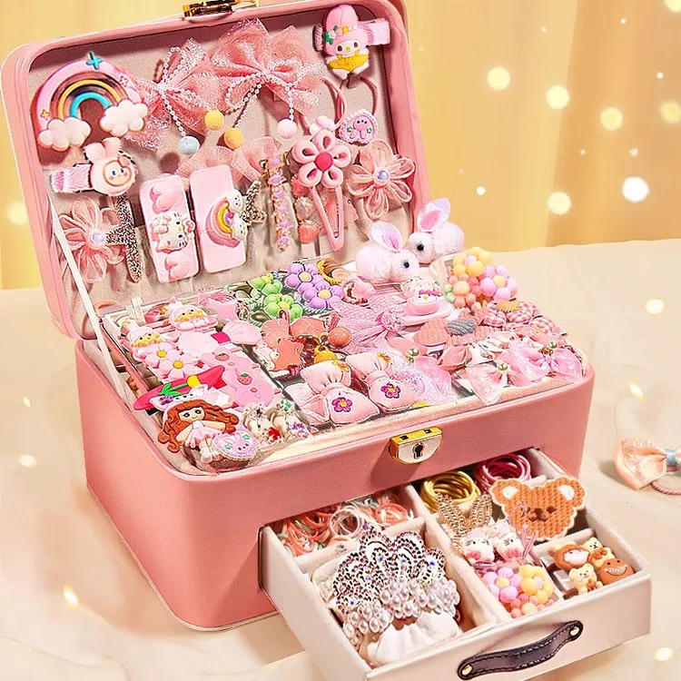 女孩生日礼物女童6-13岁小女生7高档5首饰盒12套装发饰8礼盒9圣诞