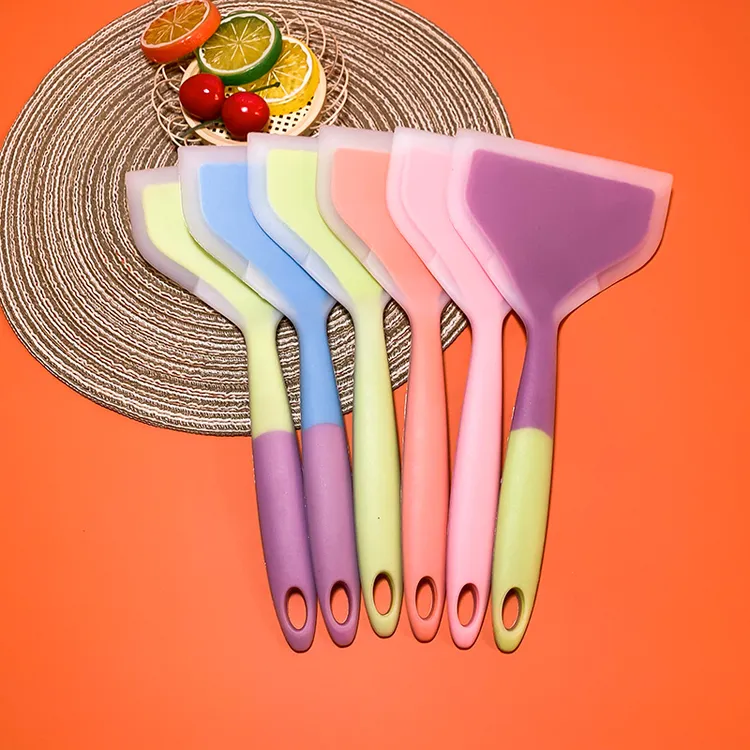 烙饼硅胶铲耐高温不粘锅专用铲子不伤锅烘焙刮刀厨房家用炒菜锅铲