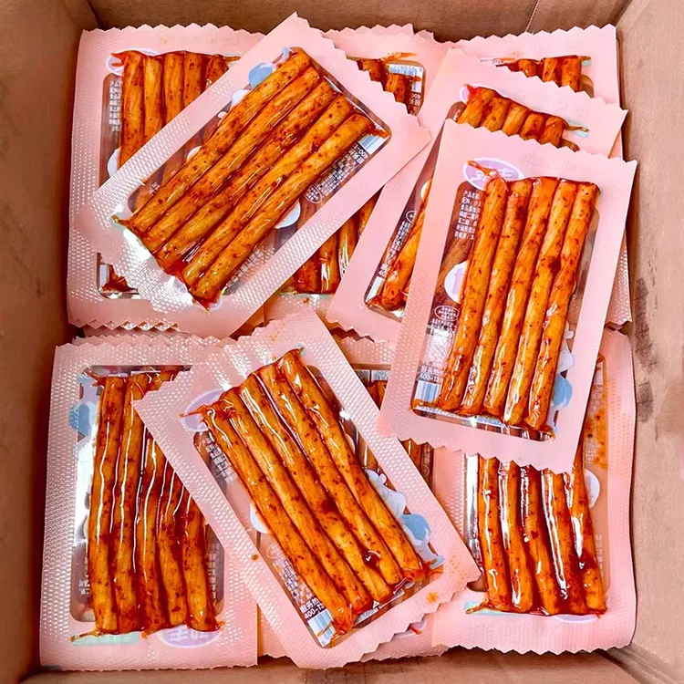 香辣素牛筋辣条儿时味道经典网红劲道嚼劲小零食