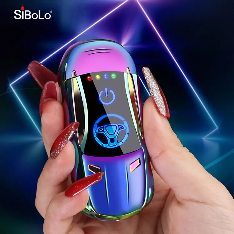 SiBoLo/仕保罗正品智能跑车打火机防风刻字老公创意男生生日礼品