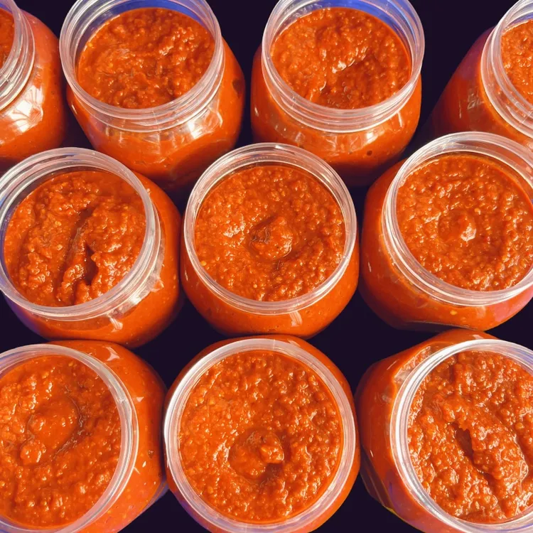 【爆辣石磨】无油辣酱原味魔鬼辣椒酱拌饭拌面酱下饭菜蘸料安徽特产