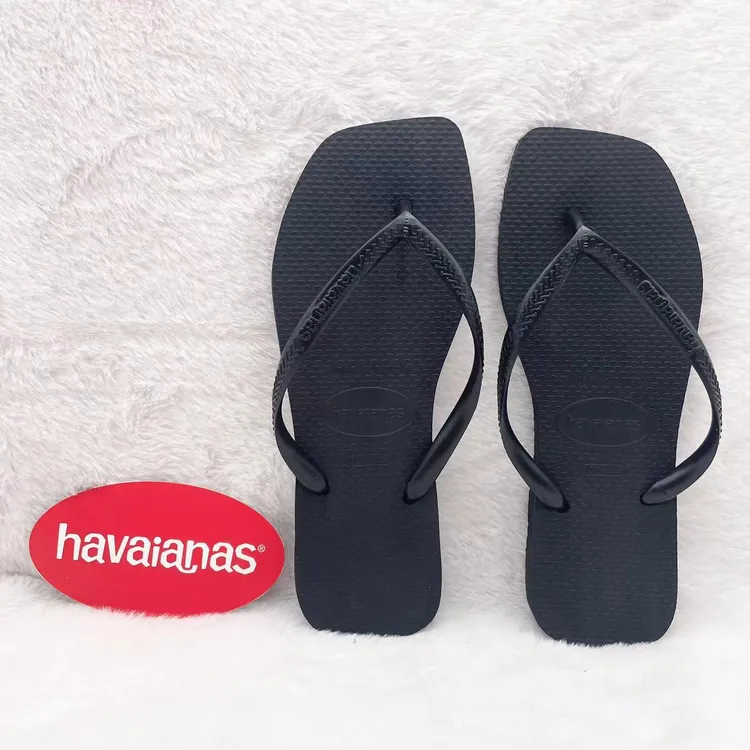 havaianas哈瓦那square方头女士夹脚人字拖夏季外穿简约休闲防滑