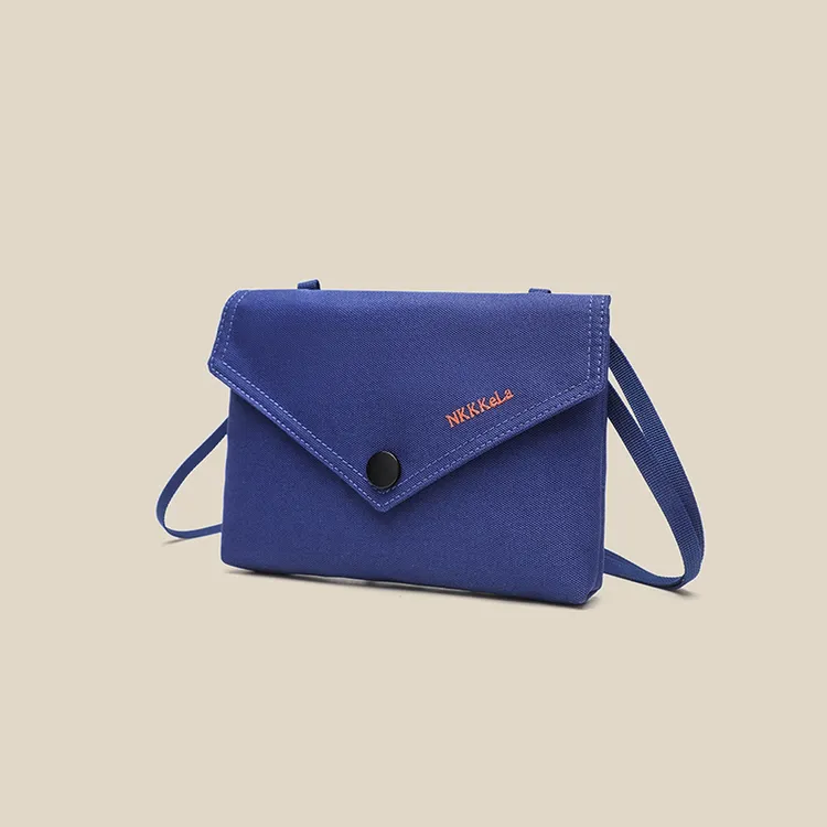 小布包女士轻便装手机斜挎小包包时尚信封小方包女士手机小包包