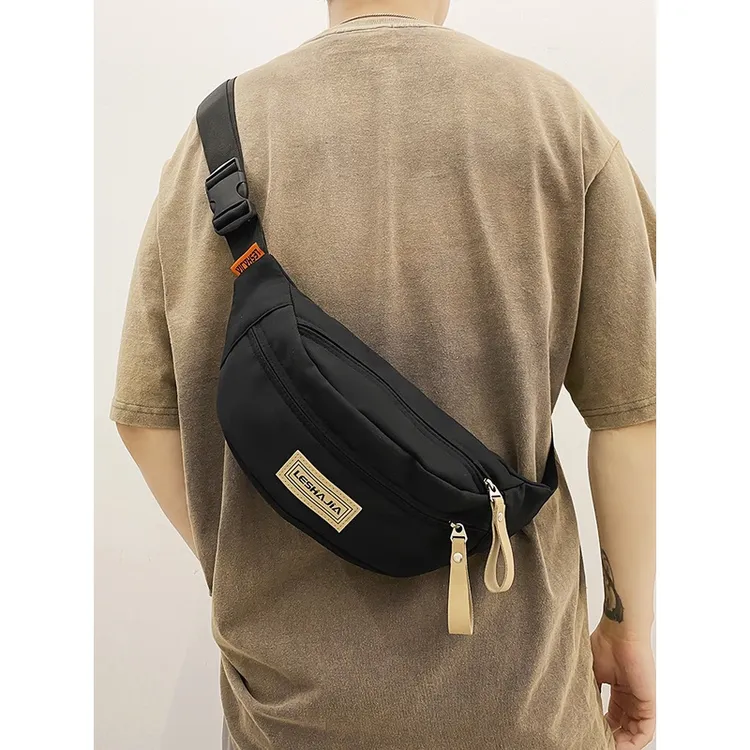 小挎包女胸包简约轻便运动斜肩背包女腰包ins潮牌单肩斜挎包女男