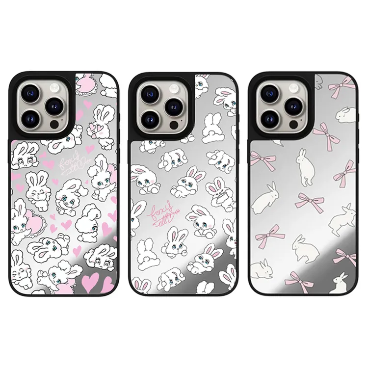 爱心小兔foxy丝带兔子iPhone16Promax苹果手机壳适用15 14保护套