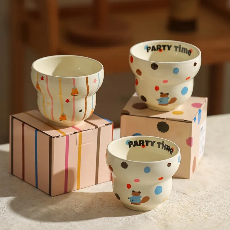 川岛屋手握咖啡杯子陶瓷女高颜值马克杯特别好看的水杯家用拿铁杯