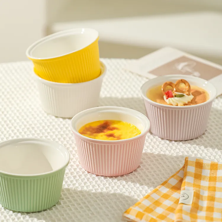 川岛屋舒芙蕾烤碗空气炸锅烤箱专用碗烘焙甜品蛋糕小碗焦糖布丁杯