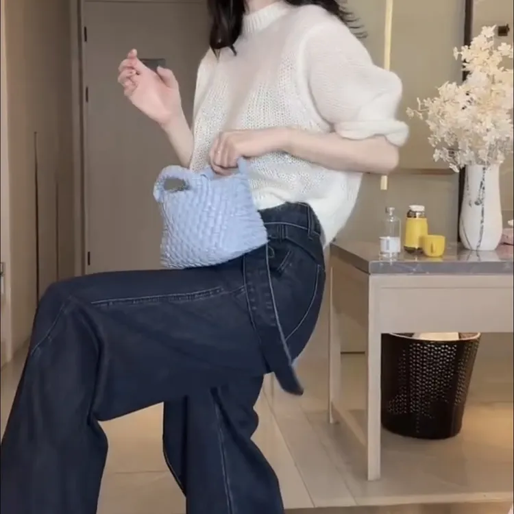 新款秋冬洋气显瘦减龄上衣T恤阔腿裤女装