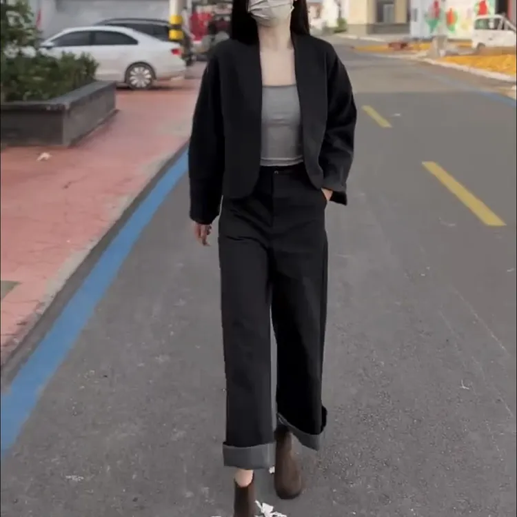 新款时尚气质高级感洋气减龄显瘦休闲女装h