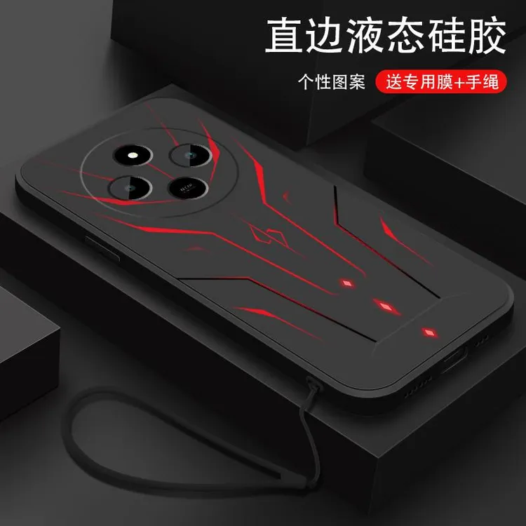 红米14r手机壳新款redmi14r保护套防摔镜头全包14R硅胶软壳机甲红