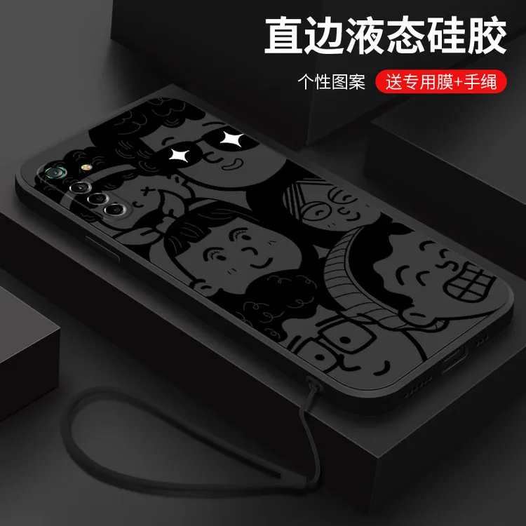 oppok1壳k3新款个性搞怪防摔k5保护套oppo液态硅胶软壳0pp0网红黑