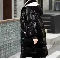 花花/0525-高级感亮面羽绒服百搭休闲羽绒外套