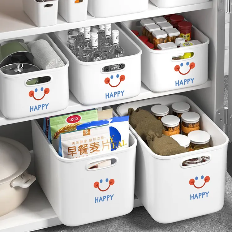 零食收纳筐杂物整理箱盒家庭学生宿舍日式家用大容量客厅桌面高档