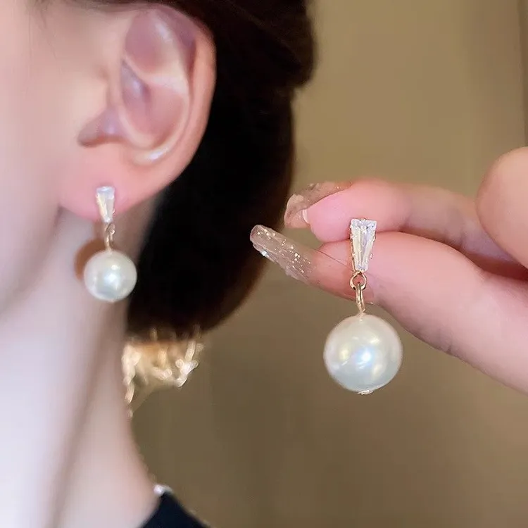 925银针 精致耳钉女爆款耳环 小众设计感高级气质时尚耳坠3442