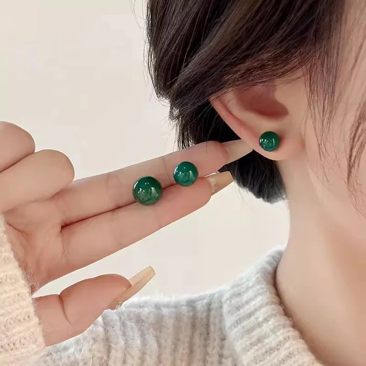 925银针耳环女轻奢高级感气质时尚耳钉新款爆款春夏小众耳饰1430