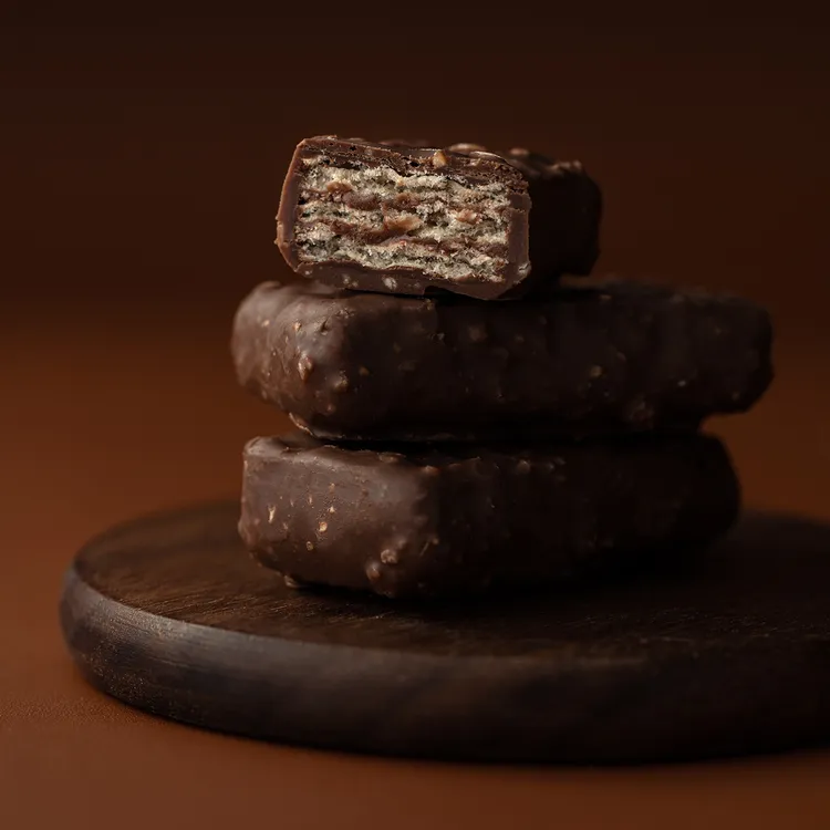 威化饼手工制作不甜腻迪拜原装进口7成可可固体含量250g/盒