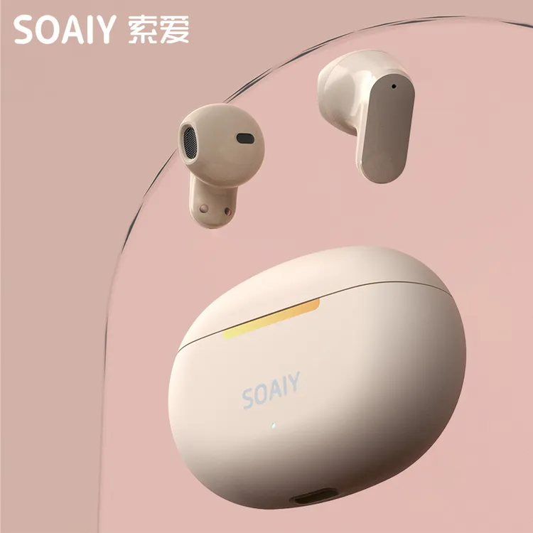 【品牌热卖】索爱SL6蓝牙耳机高音质半入耳降噪运动适用苹果安卓