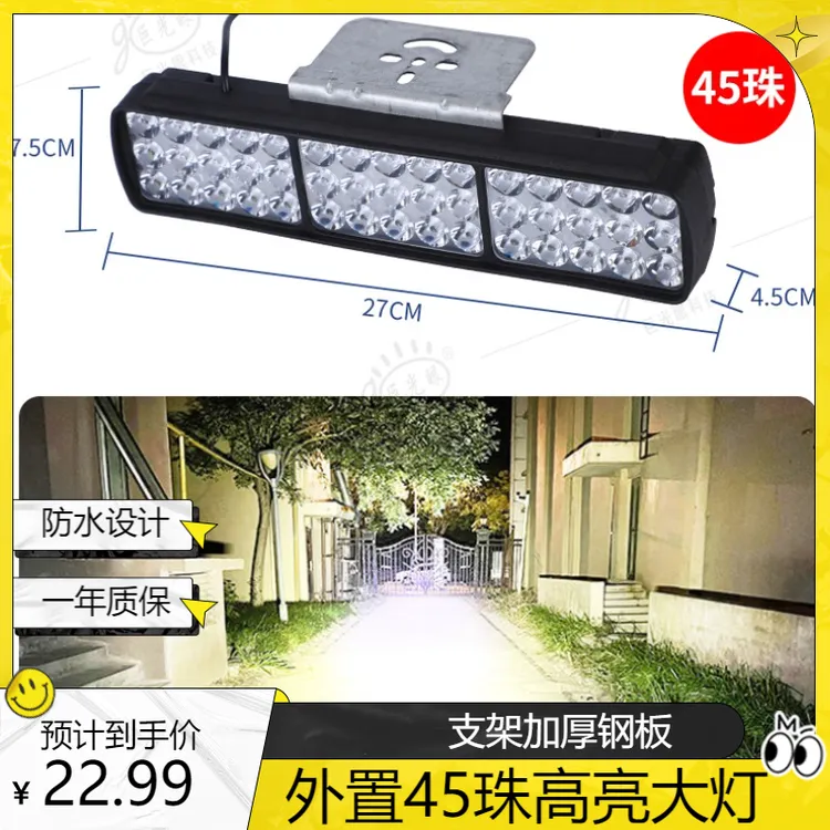 巨光眼超亮led大灯防水电动车灯白光电瓶车灯强光电动车强光灯