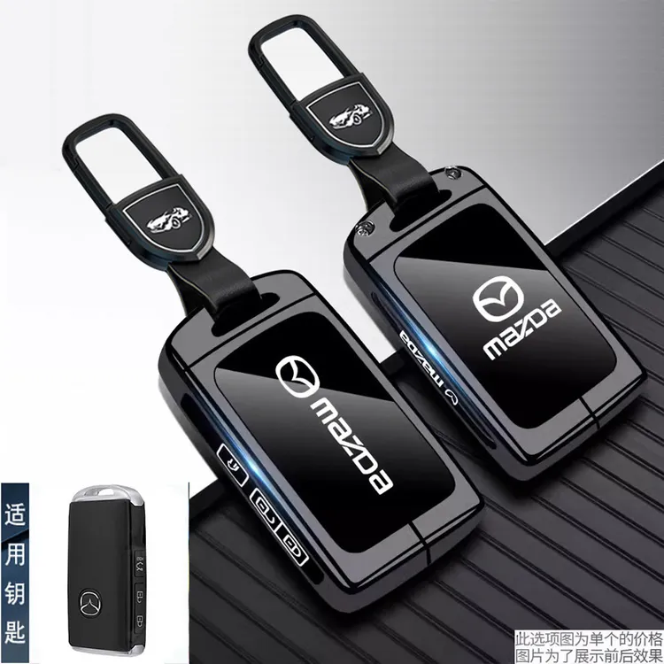 适用马自达3昂克赛拉钥匙套CX30阿特兹CX50行也CX5壳CX4车包cx8扣