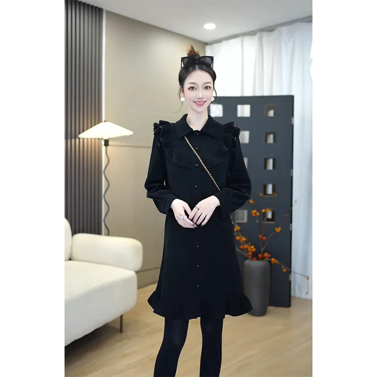 【诗诗轻奢推荐】 琦罗香  2663    时尚宽松连衣裙