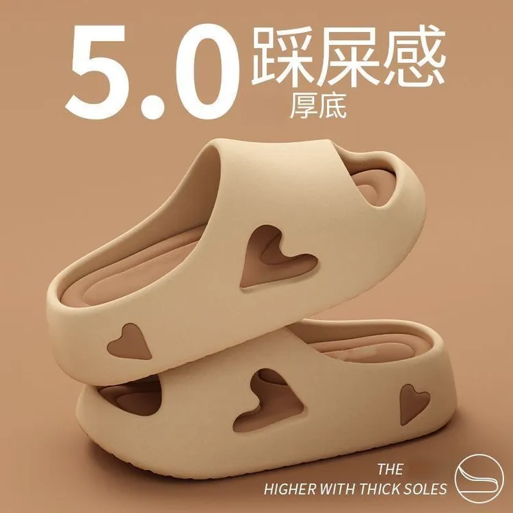 2024新款凉拖鞋女士夏季厚底增高居家防滑外穿时尚踩屎感软底拖鞋