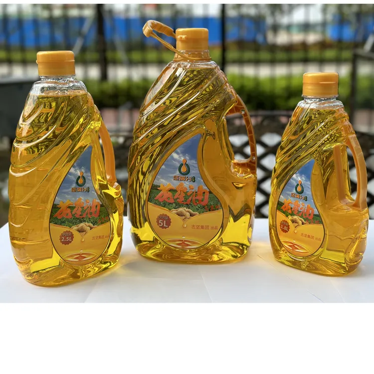 坚满分醇香纯正花生油精选工艺一级压榨优质营养健康志坚公司出品