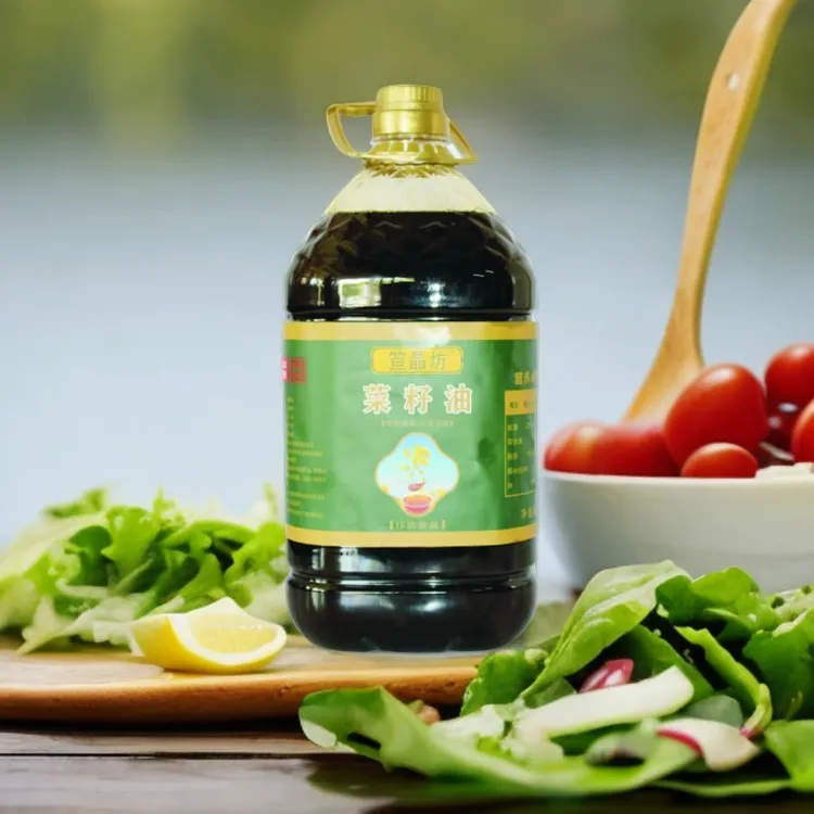 菜籽油5L炒菜传统营养食用小榨压榨产品烹饪醇香精选自然