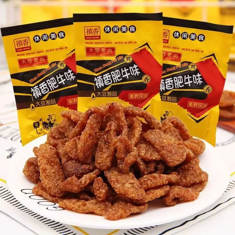 禛香香菇肥牛零食小吃素肉肥牛真香牛肉味麻辣儿时怀旧食品回忆