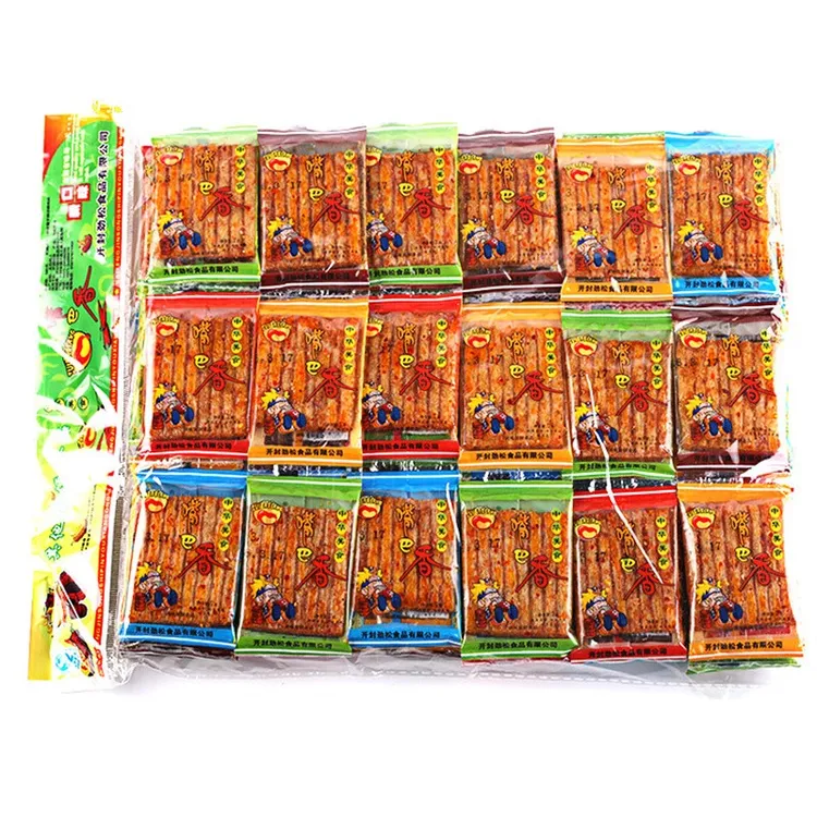 嘴巴香亲嘴片8090后辣条童年儿时经典怀旧休闲食品零食小吃毛劲松