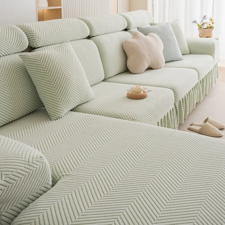 (裙边套罩泽川)沙发套款防尘耐磨又防滑2024新款沙发笠