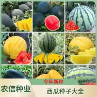 【满5元包邮】西瓜大全种子早熟易种植春天播种少籽多汁清甜西瓜