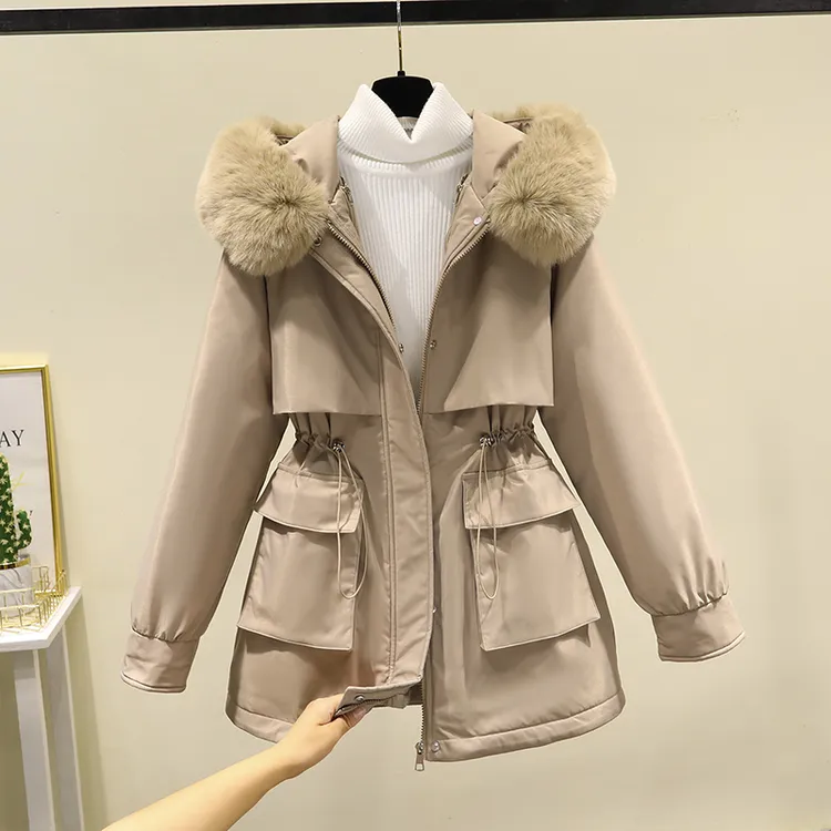 派克服内胆可拆卸活里活面棉衣女款冬季韩版宽松修身加厚2023新款