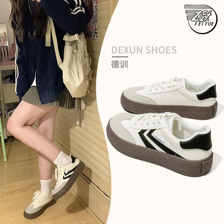飞跃女鞋夏季女款2025透气百搭爆款透气低帮浅口韩版学生军训鞋