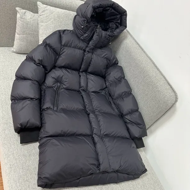  2025年冬季新款加厚羽绒服女中长款连帽小个子时尚95白鸭绒保暖