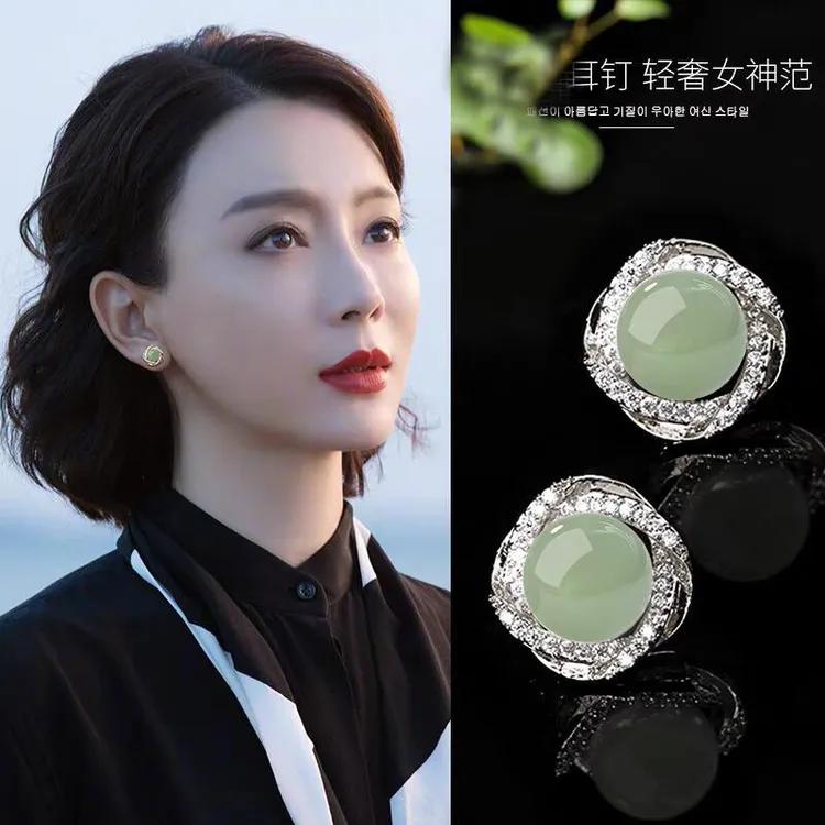 925银耳饰 纯银复古轻奢耳环2025新款爆款气质防过敏耳钉古典耳饰