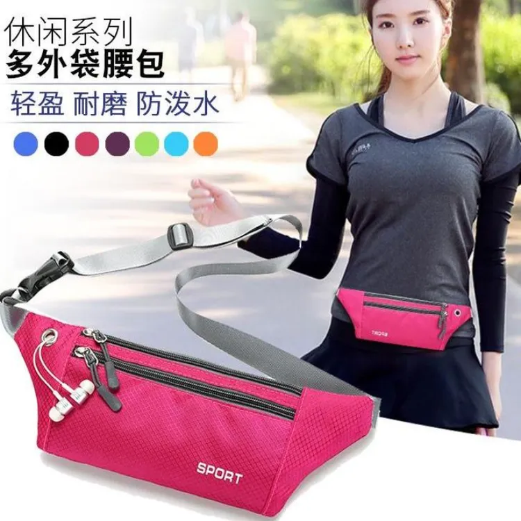 薄款放耳机手机包女斜挎包小包包布料夏天中老年人迷你腰间便携式