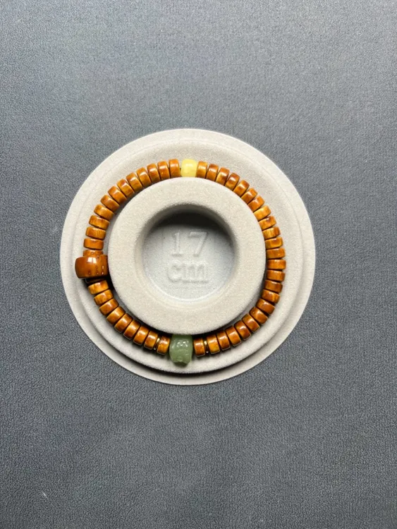 精工紫金鼠实心药片鼠片手串绕指柔7mm