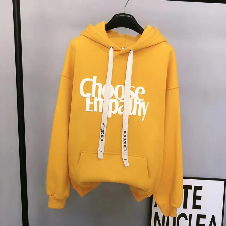 秋款加绒卫衣女休闲怡衣服饰卫衣外套秋季短款圆领屁股情侣小个子