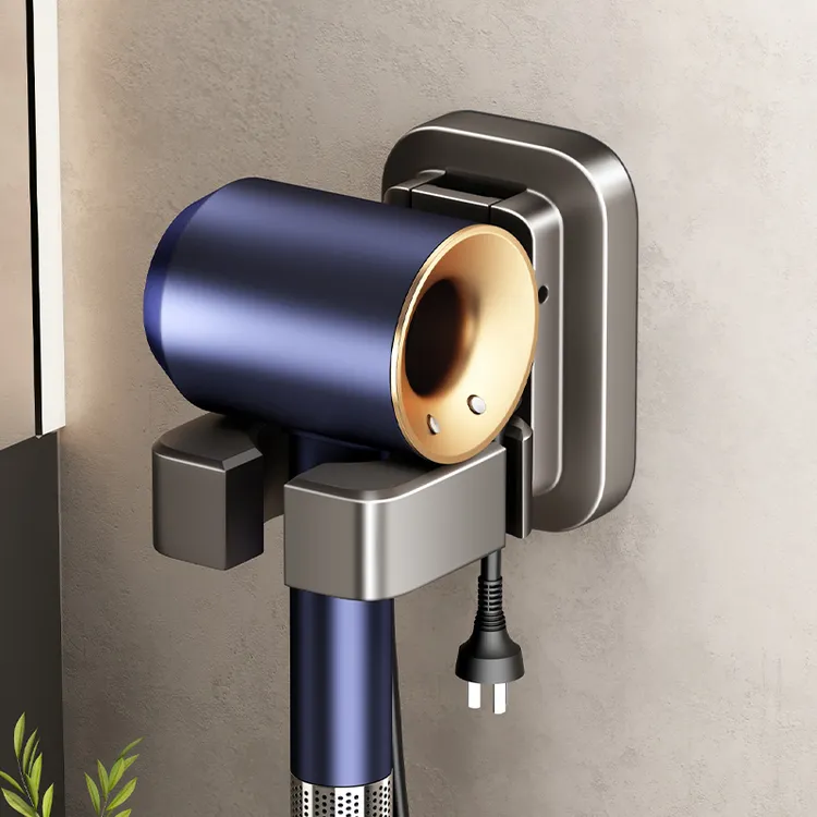 吸盘吹风机支架置物架免打孔懒人吹风机架收纳挂架收纳架浴室风筒