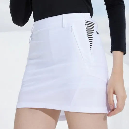 高尔夫女装半身裙显瘦运动包臀女裙款百褶设计防走光短裙LG2011