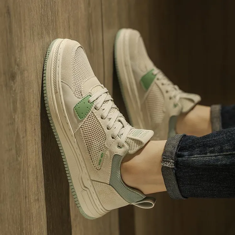 男鞋夏季透气防臭镂空薄款网面运动休闲板鞋男士软底防滑百搭潮鞋