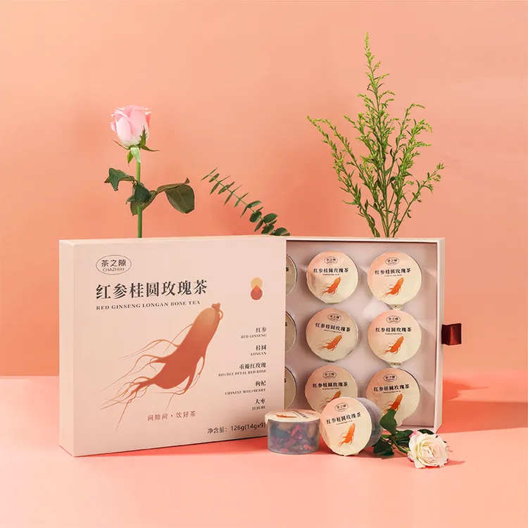 茶之隙红参桂圆玫瑰茶桑葚枸杞红枣花茶果茶男女生秋冬季喝的茶包