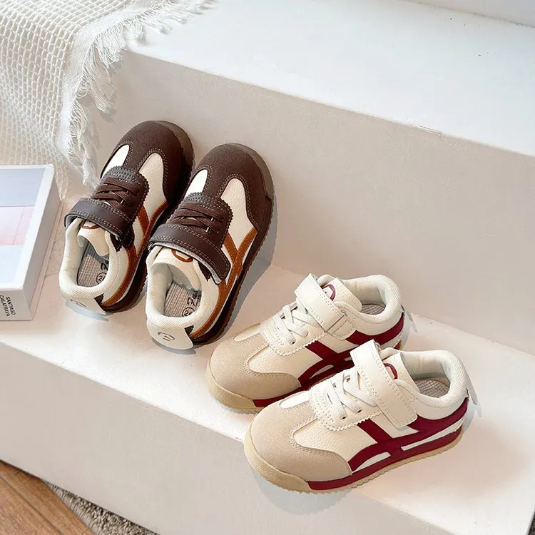 加绒儿童阿甘鞋2024秋冬新款女童平底鞋保暖防滑超轻男童休闲鞋潮