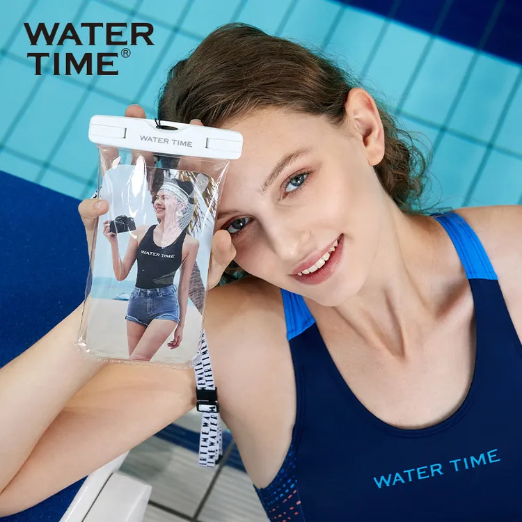 WaterTime 手机防水袋游泳乐园浮潜专用可触屏密封挂脖防水手机套