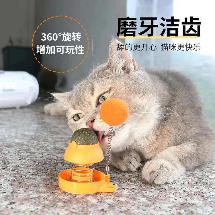 猫咪零食玩具猫薄荷磨牙洁齿自嗨解闷去毛化毛玩具舔舔乐玩具