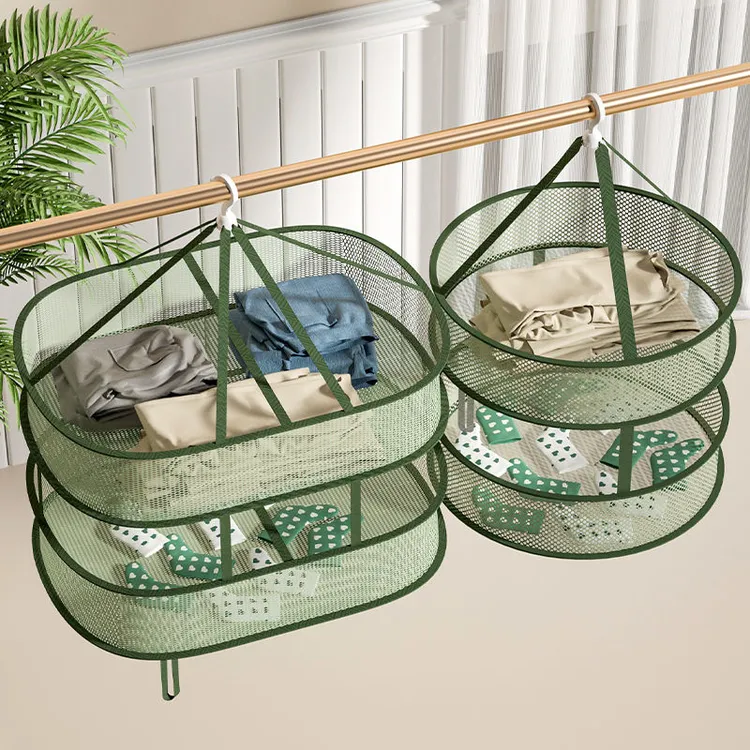 晾衣网晒袜子神器凉衣篮羊毛衫平铺晾晒的网兜毛衣袜子内衣晒衣架